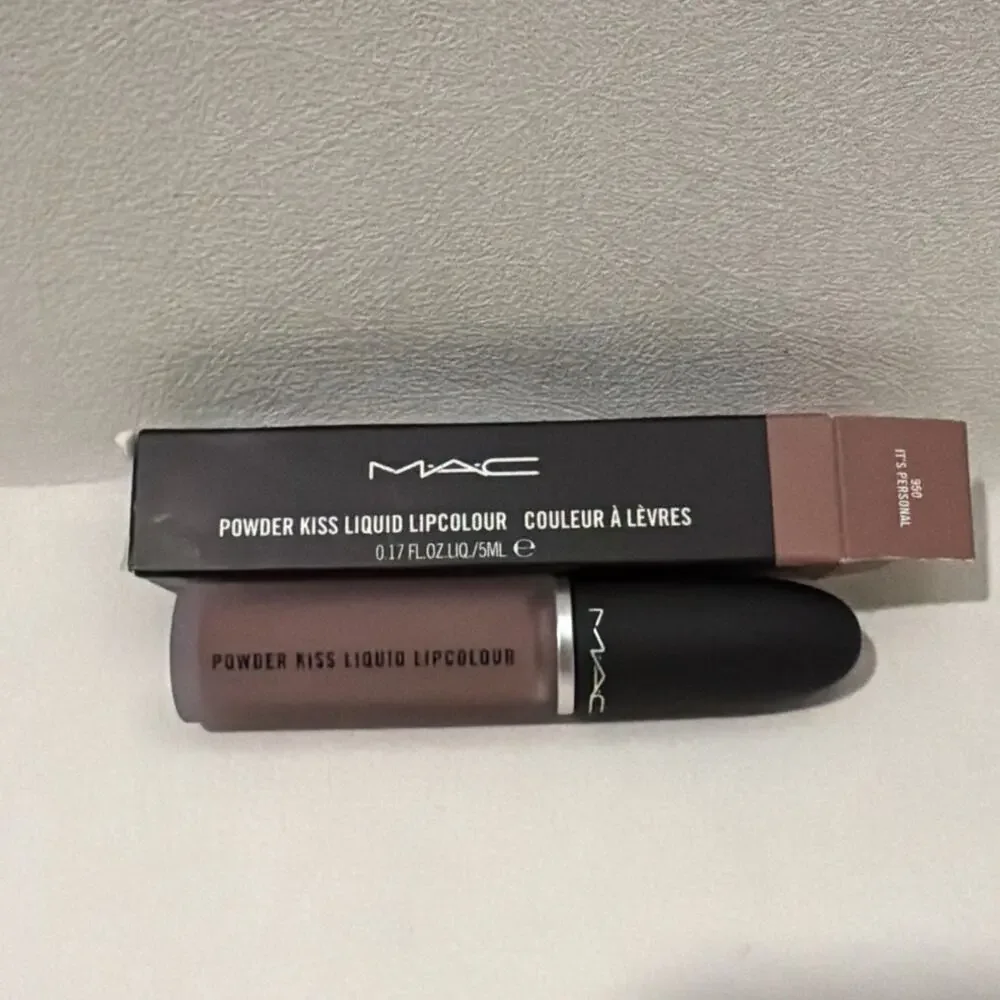 MAC Powder Kiss Liquid Lipcolour - “It’s Personal” Discontinued NIB AUTHENTIC